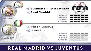 [PC] | FIFA 2002 | REAL MADRID VS JUVENTUS | WORLD CLASS