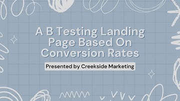 A B Testing Landing Page Based On Conversion Rates   Google Ads Management   Ads