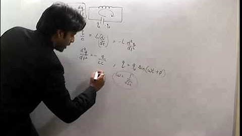 L C Oscillations - Electromagnetic Induction Part-15