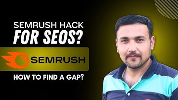 keywords research hacks and Gap analysis the best Easy way #keywordresearch #seo #semrush