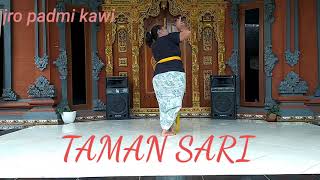 BELAJAR TARI REJANG TAMAN SARI DARI BELAKANG #ajegbali #taribali