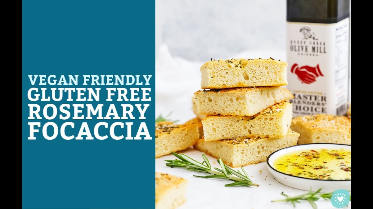 Gluten Free Focaccia with Rosemary (Vegan Friendly!) YouTube