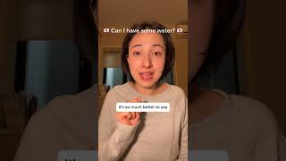 Can I Have Some Water In Japanese