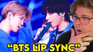 *new BTS fan* reacts to "BTS only lip syncs"