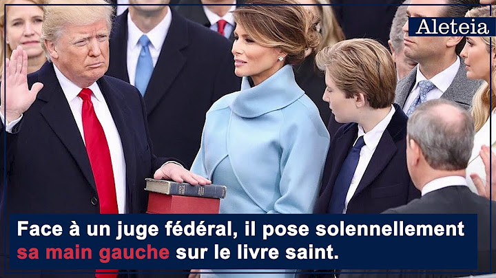Pourquoi les présidents américains prêtent-ils serment sur la Bible ?