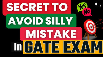 Powerful Tips for silly mistakes in GATE | gate 2023 preparation #gate2023preparation #alok_sir