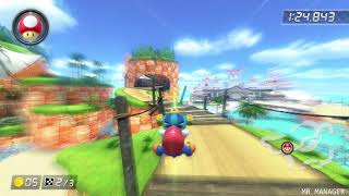 Mario Kart 8 Deluxe Custom Track — [Lost Palace] Time Trial 2K 60FPS [No Commentary]