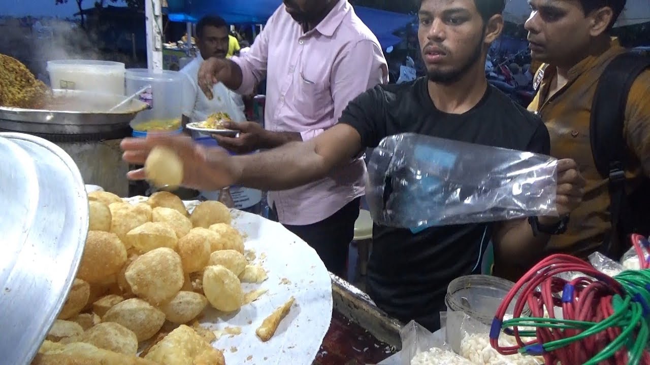Chennai Panipuri Chaat | Samosa Masala Chaat @ 30 rs Plate | Street Food Tamil Nadu | Indian Food Loves You