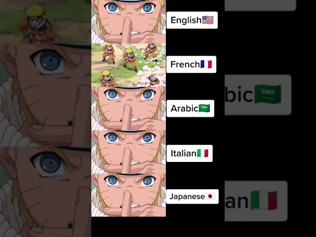 MULTICLONAGE ! #naruto #narutoshippuden #japanese #english #french #italian #arabic class=