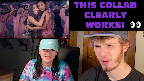 FIRST LADY GAGA REACTION! | RAIN ON ME & ARIANA GRANDE (COUPLE REACTION!)