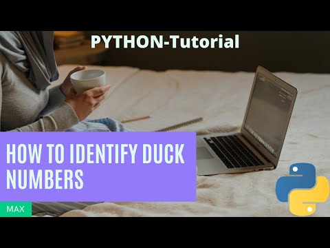 How to identify duck numbers through Jupyter Notebook | MAX