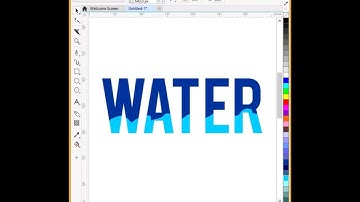 Text Effect using Knife Tool in CorelDraw