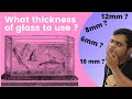 GLASS THICKNESS FOR AQUARIUM || BEST MM GLASS FOR FISH AQUARIUM AT HOME