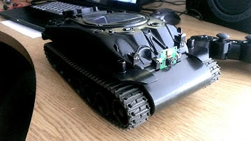 Raspberry Pi controlled RC tank via PS3 controller with video stream