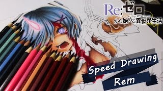 Speed Drawing - Rem ( Re: Zero Kara Hajimeru Isekai Seikatsu )