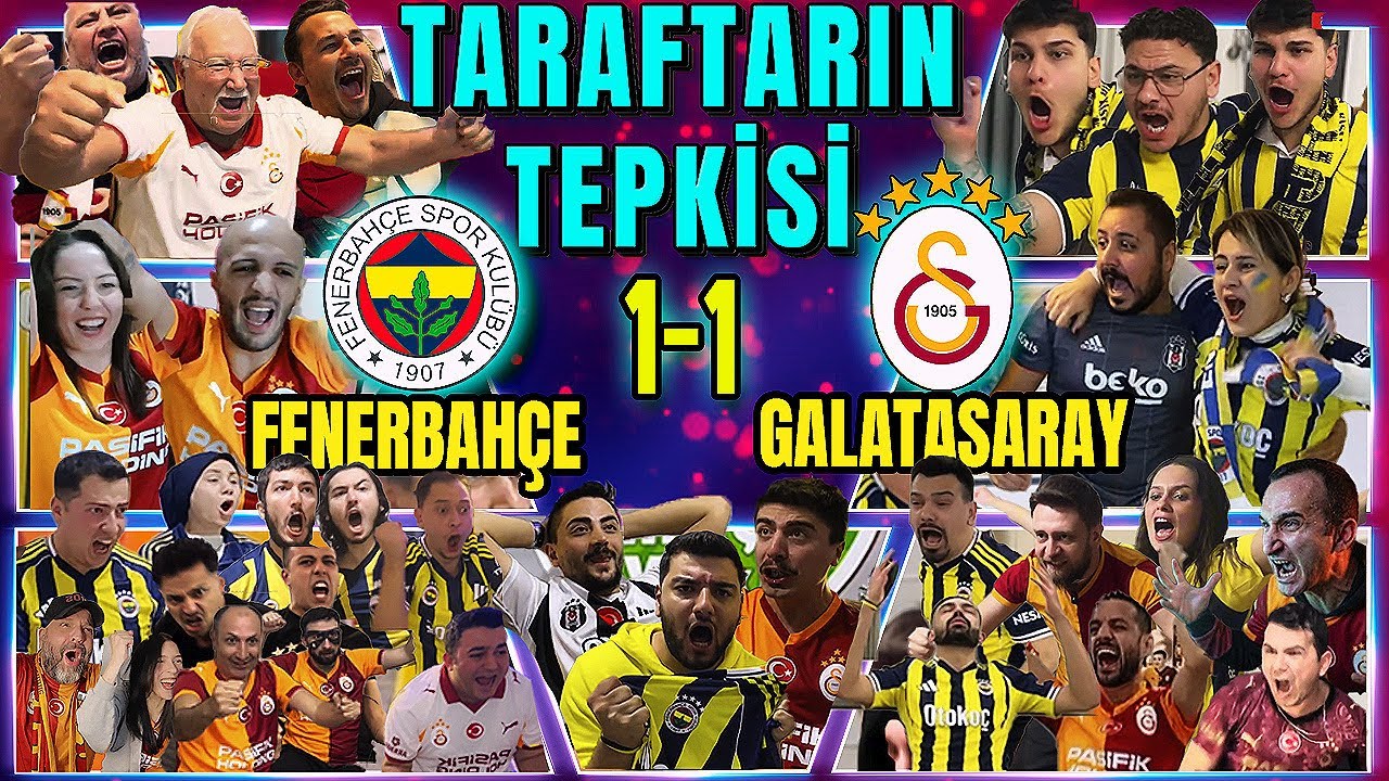 SON DAKİKA GOLÜ 😱 JHON DURAN 90+5’TE SAHNEDE 🔥 FENERBAHÇE 1-1 GALATASARAY | TARAFTARIN TEPKİSİ