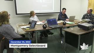 Montgomery Selectboard | 12/05/2022