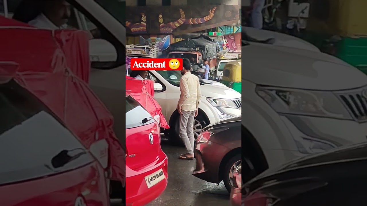 Car Accident indore Tejaji nagar 