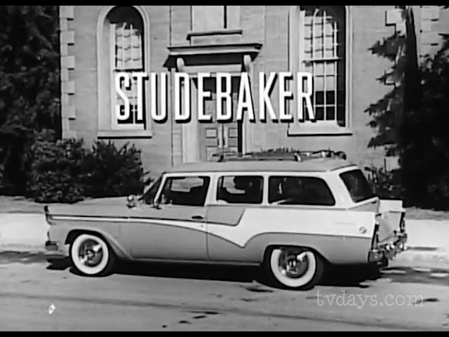 Modellino Esval Models 1:43 &ndash; Studebaker President Broadmoor Station Wagon 1957 &ndash; Arancione/Bianco