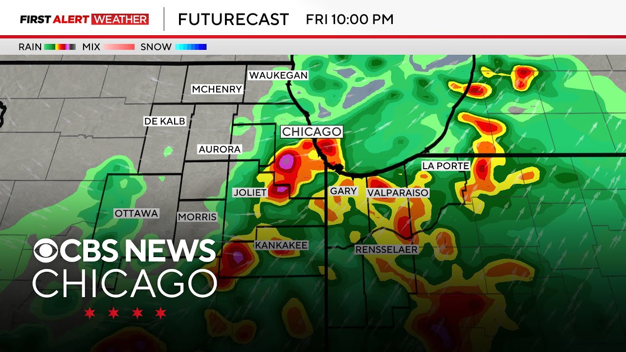 Chicago weather: Warm temps give way to possible severe storms Friday ...