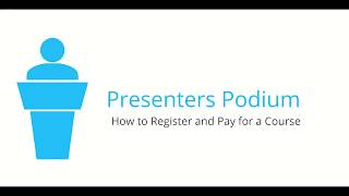 How to Register and Pay for a Course