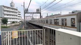 東京メトロ10000系川越駅入線