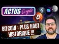 🎉BITCOIN Clôture HISTORIQUE !!! HACK COINBASE | L' Actu CRYPTO en 5 min !