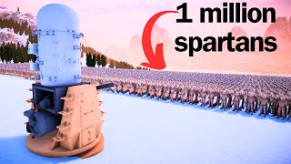 Sentry gun Vs 1 million Spartans