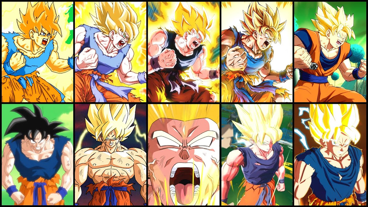 Goku's SSJ Awakening - Evolution 【悟空のスーパーサイヤ人覚醒】