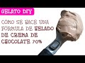 HELADO DE CREMA DE CHOCOLATE 70% - cómo se hace la fórmula