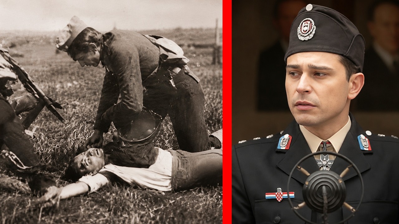 BRUTALNA EGZEKUCJA Vjekoslava Luburicia _OSTRZEŻENIE: PRAWDZIWE NAGRANIE