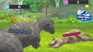 Common Allosaurus DEFEATS Max Level 30 Rexy!! | ? | Jurassic World Alive