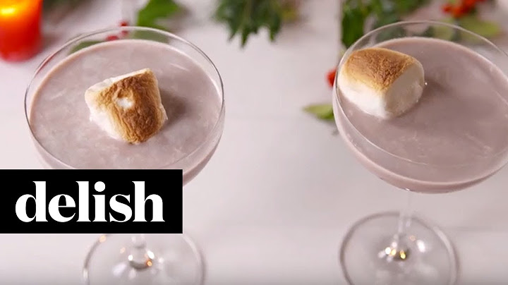 Holiday How To: Naughty Hot Chocolate | Delish