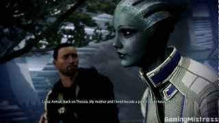 Mass Effect 3 - Drake Shepard - Liara Romance - First Time