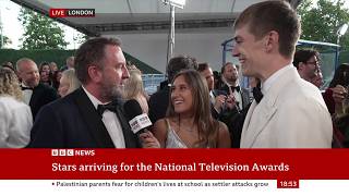 Lee Mack and Francis Bourgeois on BBC News 24
