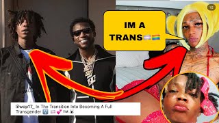 GUCCI MANES EX ARTIST LIL WOPS LOVE FOR TRANSGENDERS HAS ENCOURAGED HIM TO BECOME ONE😳