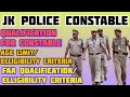 CONSTABLE QUALIFICATION / FAA QUALIFICATION AND OTHER ELLIGIBILITY CRITERIA/BIG UPDATE FOR J&K