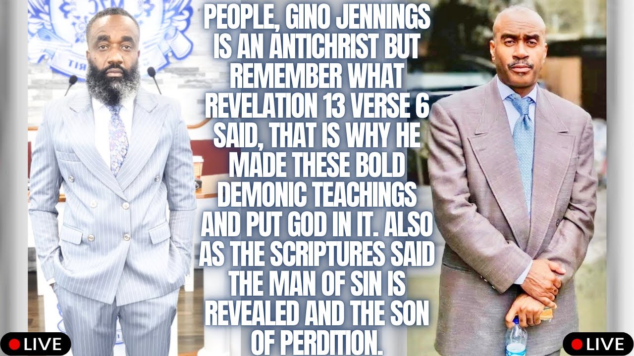 GINO JENNINGS SAID OUT OF HIS MOUTH AGAIN THAT GOD LUSTS. THIS IS WHY HE SABOTAGED ME ON FIT 96.7FM!