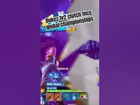 Dukez 1v2 clutch for the win fncs global championships 😱👑 #fortnite # ...