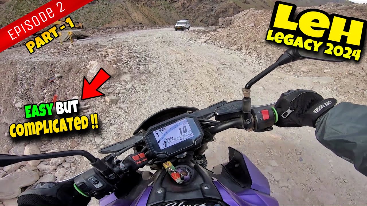 Easy but Complicated ‼️ LEH on Kawasaki Z900 🔥 Ladakh 2024😍*Ep.02*