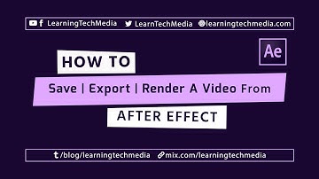 How To Save/Export/Render A Video From After Effect | বাংলা টিউটোরিয়াল