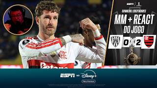SHOW DE VAUGHAN PARA O SHOW DO FLAMENGO CONTRA O DEL VALLE NA ALTITUDE | REACT