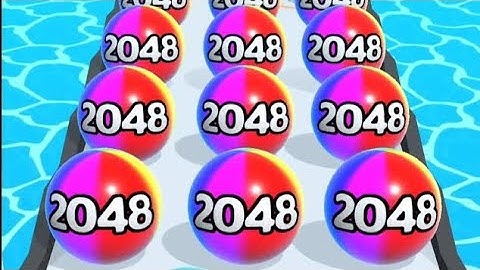2048 Ball Run 2048- All Levels Gameplay walkthrough Android, iOS (Multiple Levels)