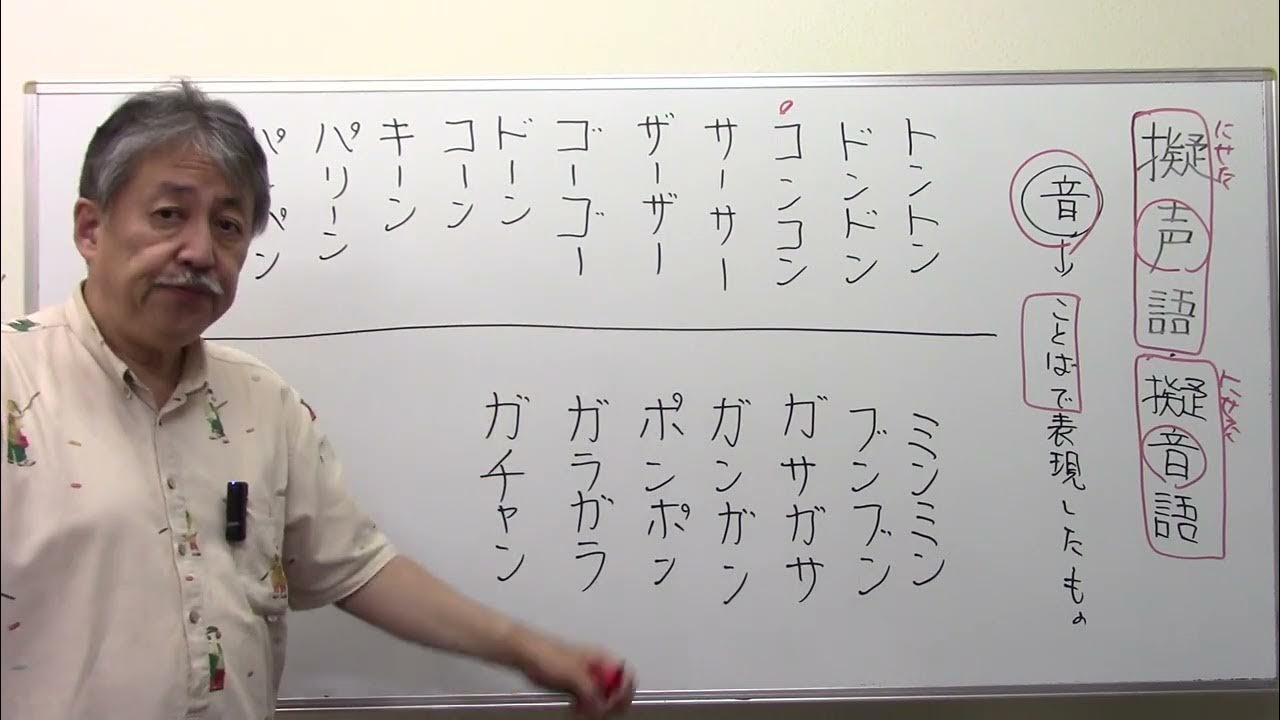 中学受験国語知識聞き流し 擬音語 擬声語 Youtube