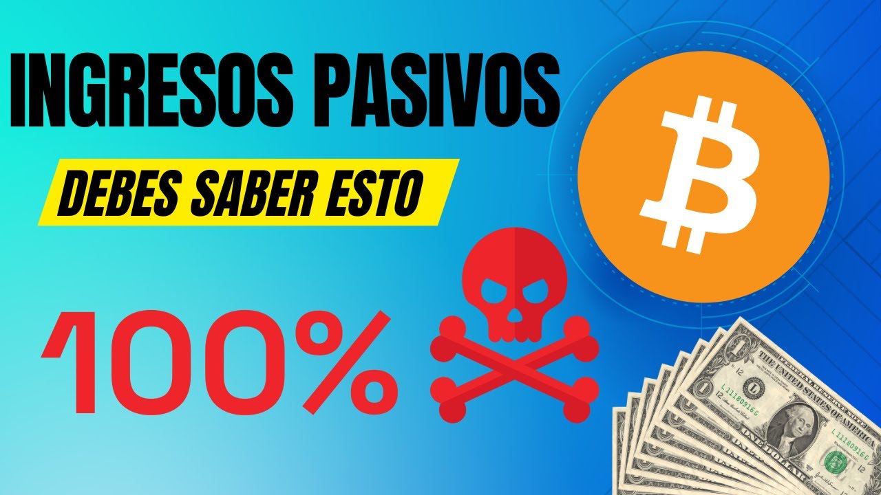 Ingresos pasivos / intereses sobre criptomonedas? Tienes que saber esto...