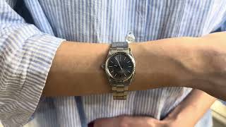 Vidéo: Montre Rolex Oyster Perpetual en Acier (ref 6548) Automatique de 1969 avec cadran gris. 31 mm