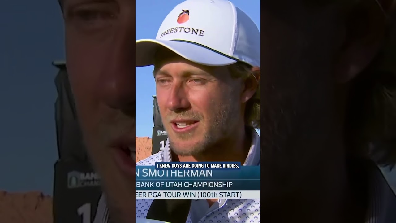 Ten years after turning professional, Austin Smotherman’s dream of winning on tour came true 🥹