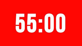 55 Minute Timer With Alarm Without Music
