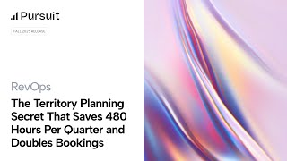 RevOps: The Territory Planning Secret That Saves 480 Hours Per Quarter and Doubles Bookings