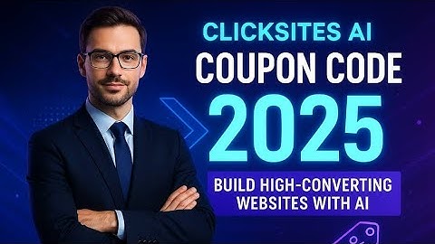 ✅ Clicksites AI Coupon Code 2025 (Exclusive 40% OFF) | Full Review + Step-by-Step Tutorial
